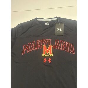 Under Armour University of Maryland Terrapins T-Shirt, Men S NCAA Black